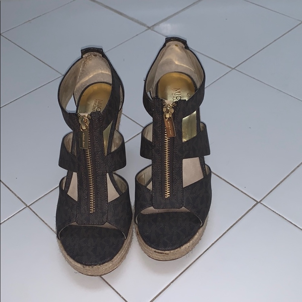 Michael Kors Logo Wedges
